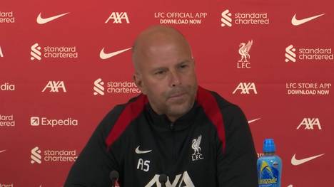 Liverpool Trainer Arne Slot spricht über den Tag als Liverpool Meister wurde und über die berühmteste Person, die ihm gratuliert hat.