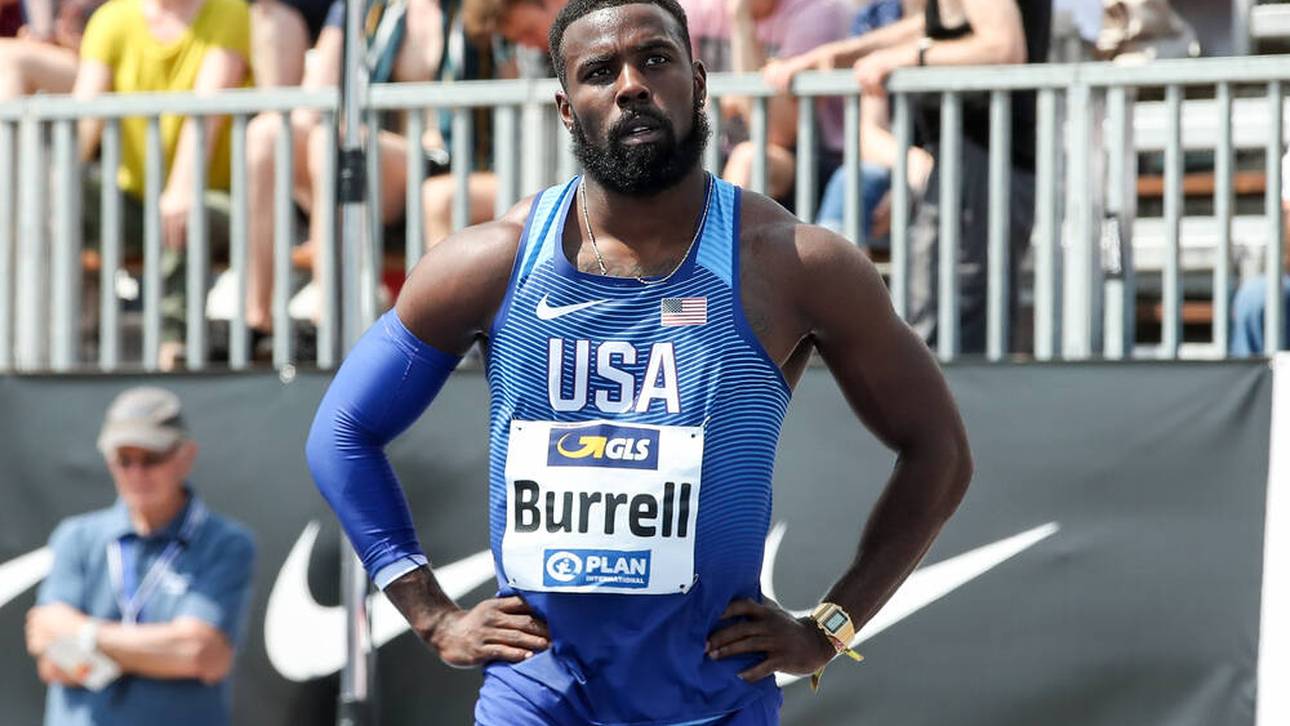 Cameron Burrell bei einem Meeting in Berlin 2019