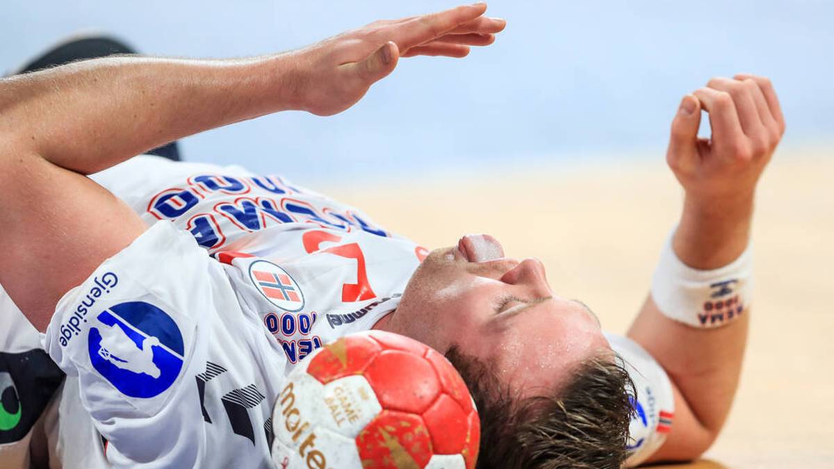 Norwegen-Star Sander Sagosen schied bei der Handball-WM im Viertelfinal-Duell mit Spanien verletzt aus