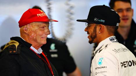 Auch Lewis Hamilton wünschte Nili Lauda schnelle Genesung
