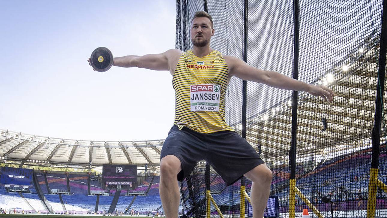 Diskus: Deutscher Meister Fünfter