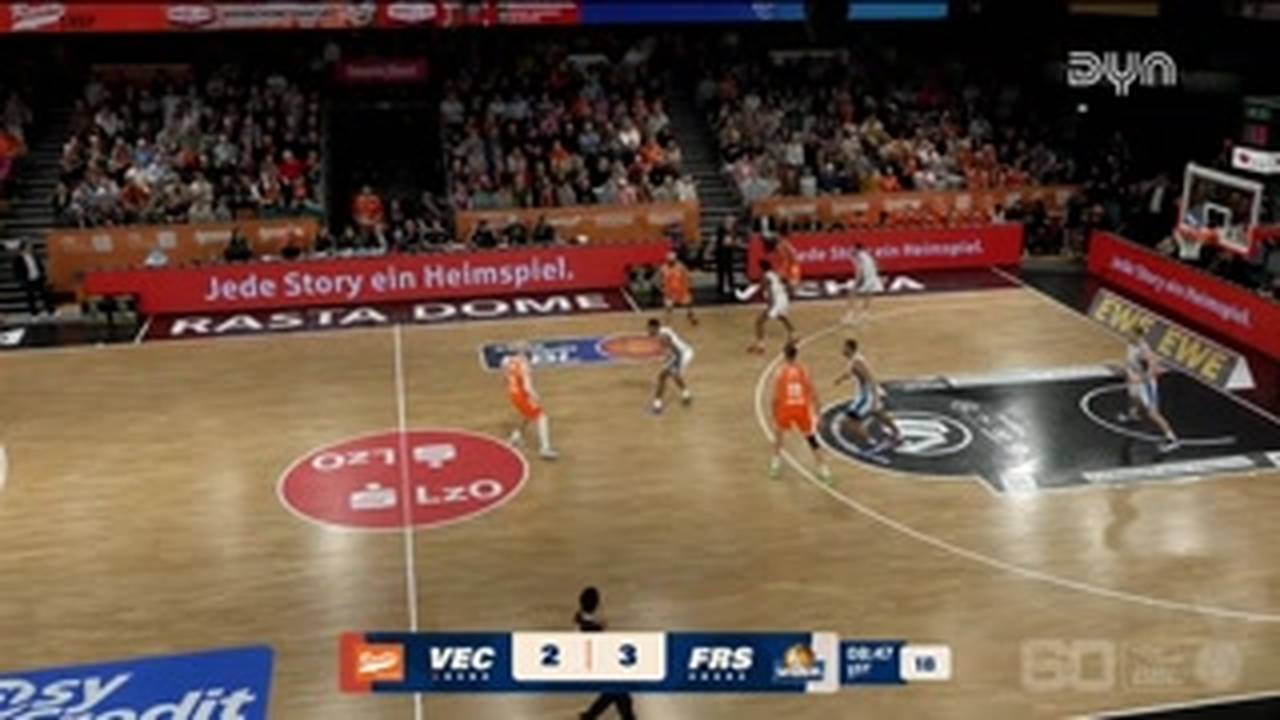 RASTA Vechta - SKYLINERS Frankfurt | BBL-Highlights im Video