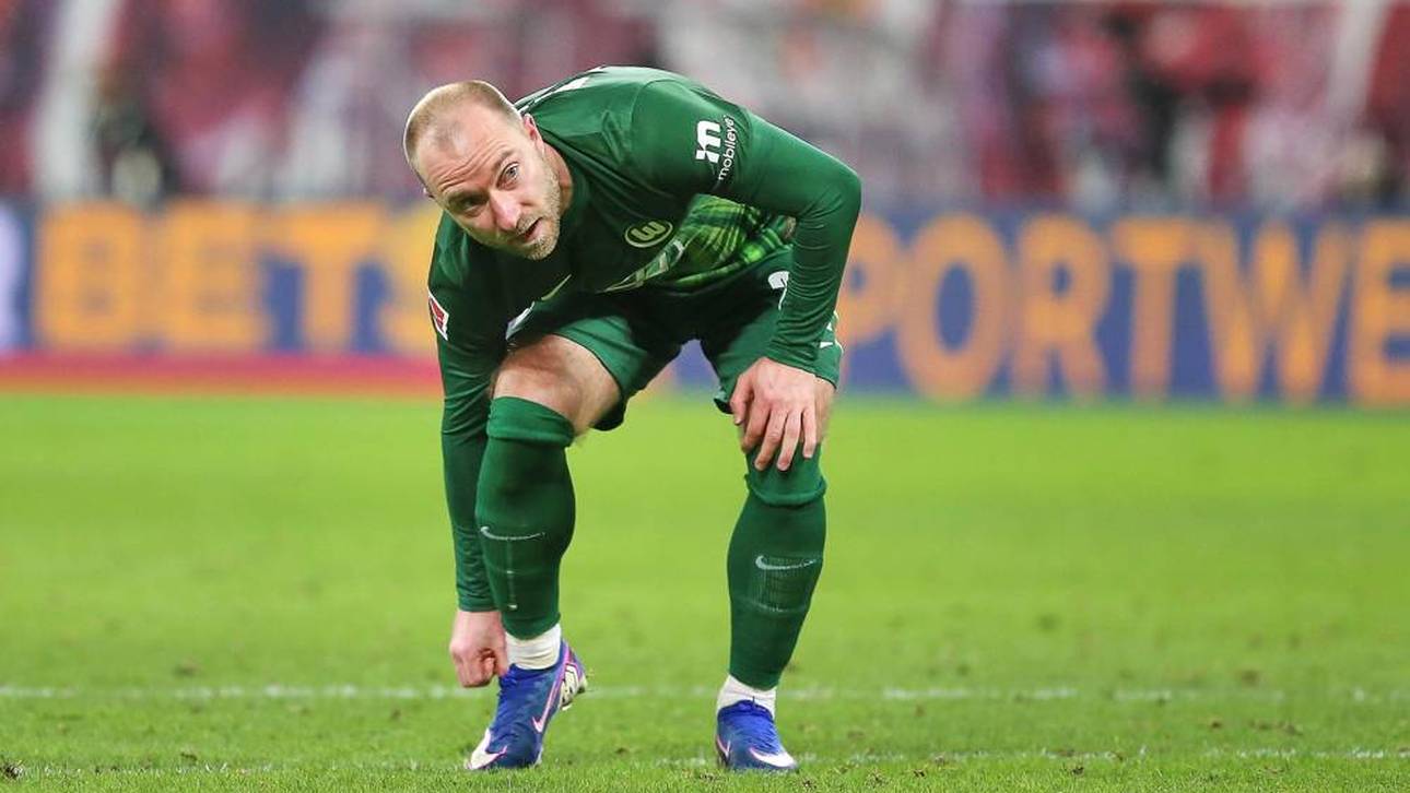 Christian Eriksen steckt mit dem VfL Wolfsburg im Abstiegskampf