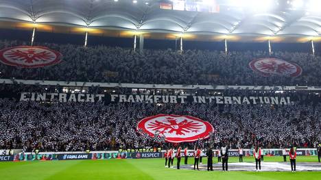 Fans von Eintracht Frankfurt sind bekannt für ihre ausgefallenen Choreos