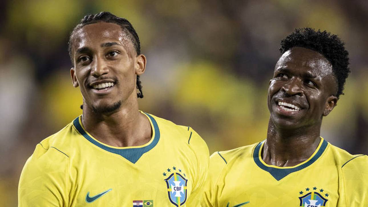 Vinicius Jr. (re.) muss bei der WM ohne Joao Pedro (li.) auskommen