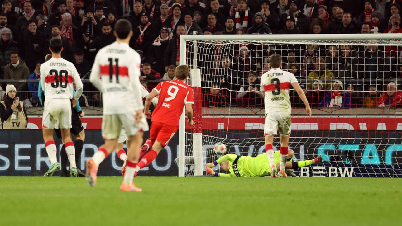 Harry Kane traf zum 2:0 gegen den VfB