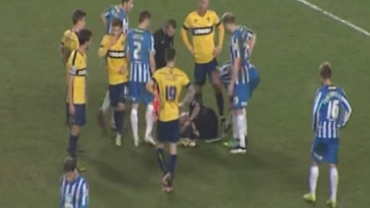 Freistoßspray kurios zweckentfremdet