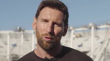 Mitten auf der Baustelle des künftigen Stadions von Inter Miami spricht Lionel Messi über seine Vertragsverlängerung. Der argentinische Superstar freut sich auf das neue Abenteuer in seinem Verein.