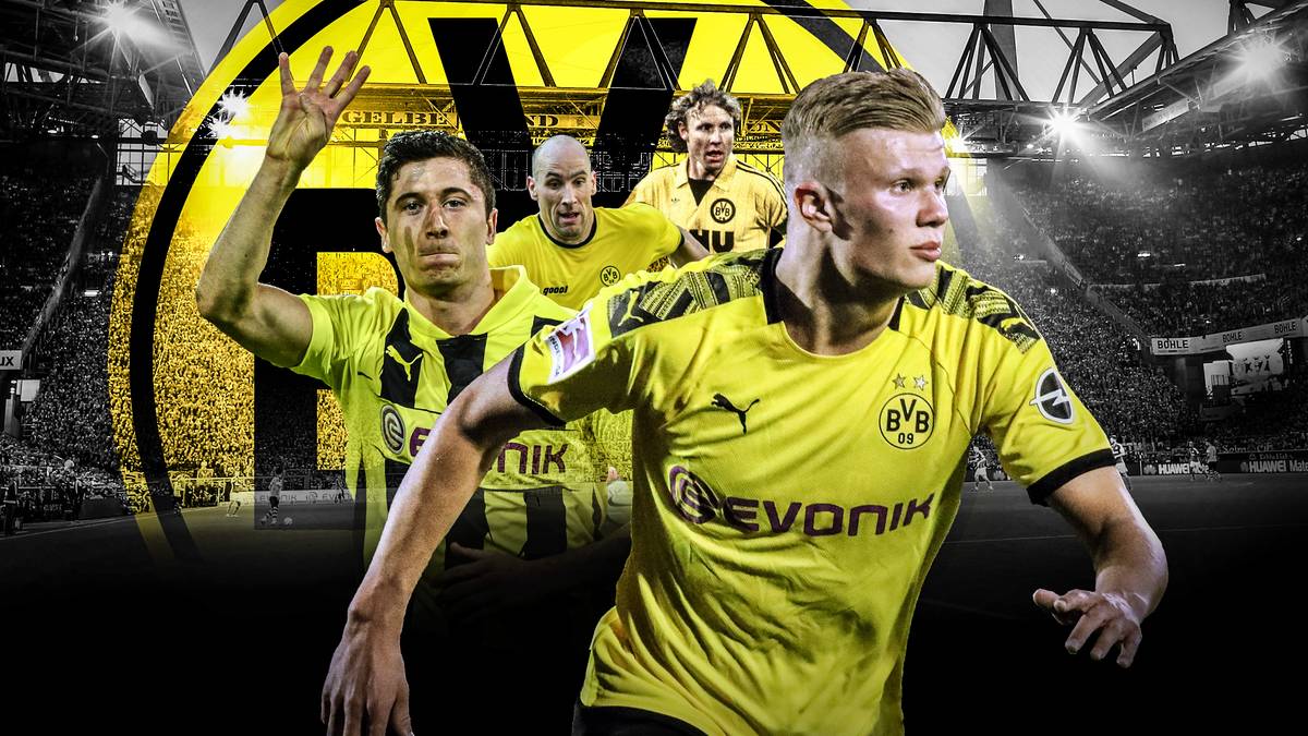 Mit Haaland hat man zum ersten Mal wieder einen solchen Stürmertypen. Doch wer sind die Vorgänger des Shootingstars? SPORT1 blickt zurück