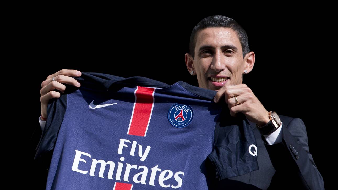 Transfer-König Di Maria und Gefolge