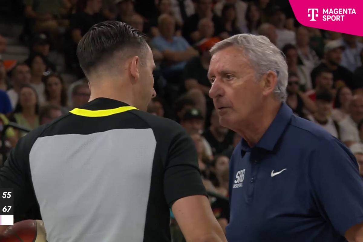 Wie in alten Zeiten! Hier geht Pesic komplett steil