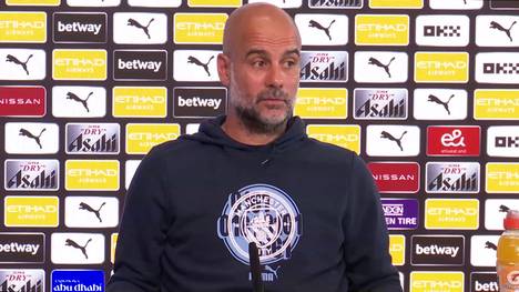 Man Citys Pep Guardiola spricht über Arsenals Spielweise und verteidigt vor dem Spiel gegen Newcastle seinen Star-Stürmer Erling Haaland.