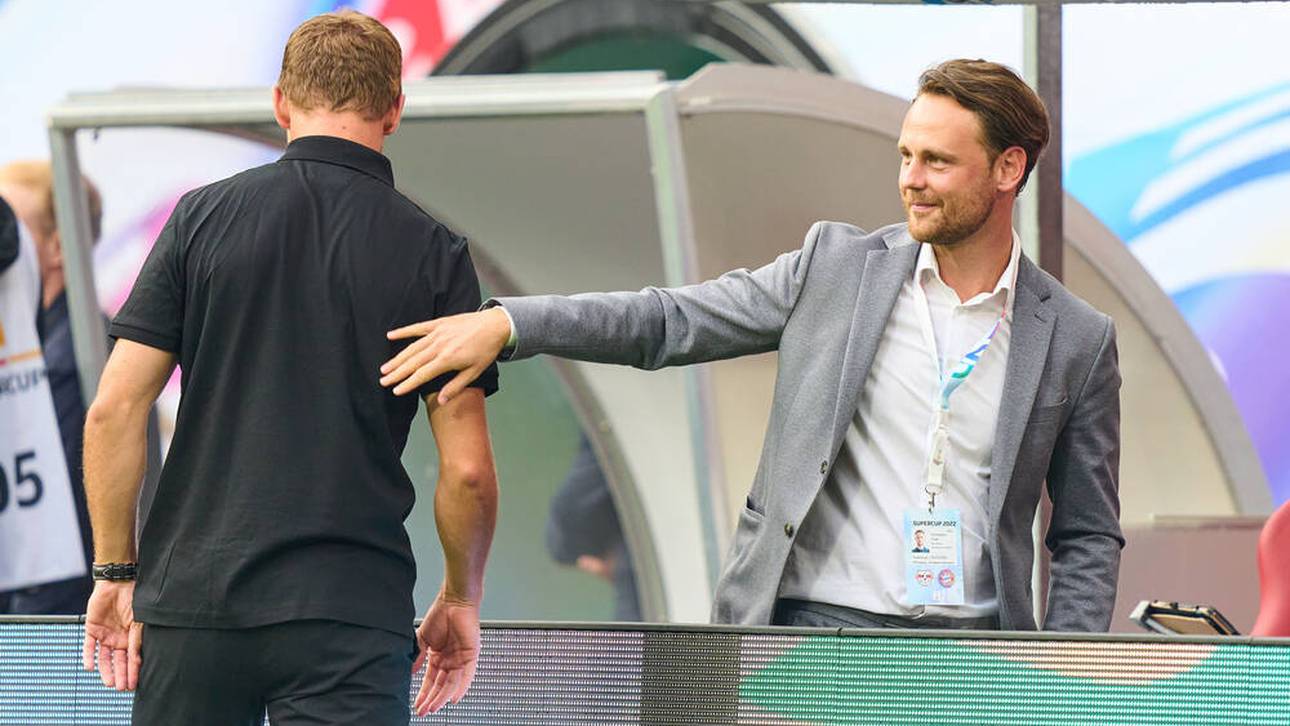Christopher Vivell (r.) und Julian Nagelsmann arbeiteten bei RB Leipzig zusammen