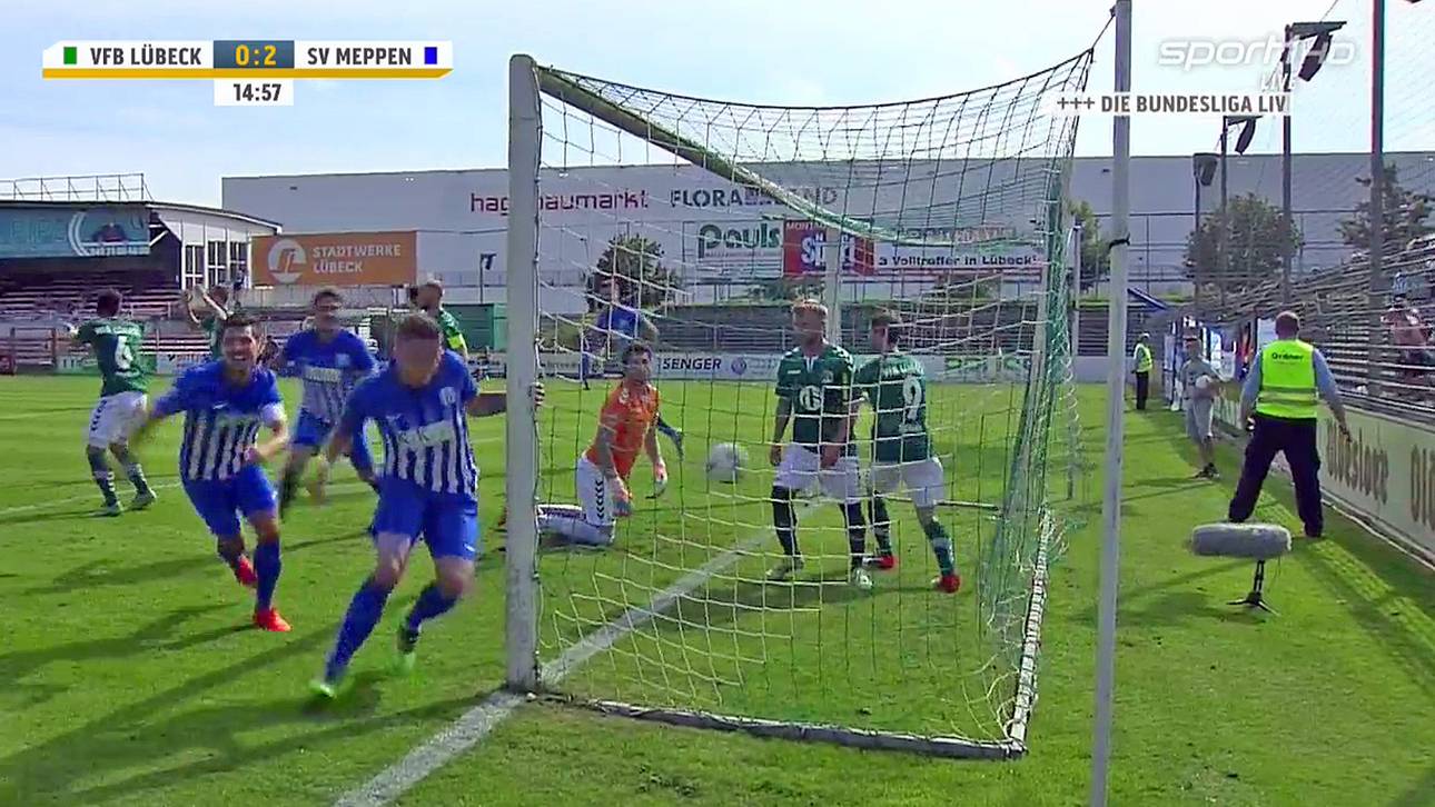 Meppen dank Fallrückzieher makellos