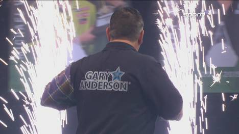Gary Anderson feiert am zweiten Spieltag der Darts Premier League seinen ersten Sieg. Gegen Jose de Sousa muss er bis zur letzten Sekunde kämpfen. 