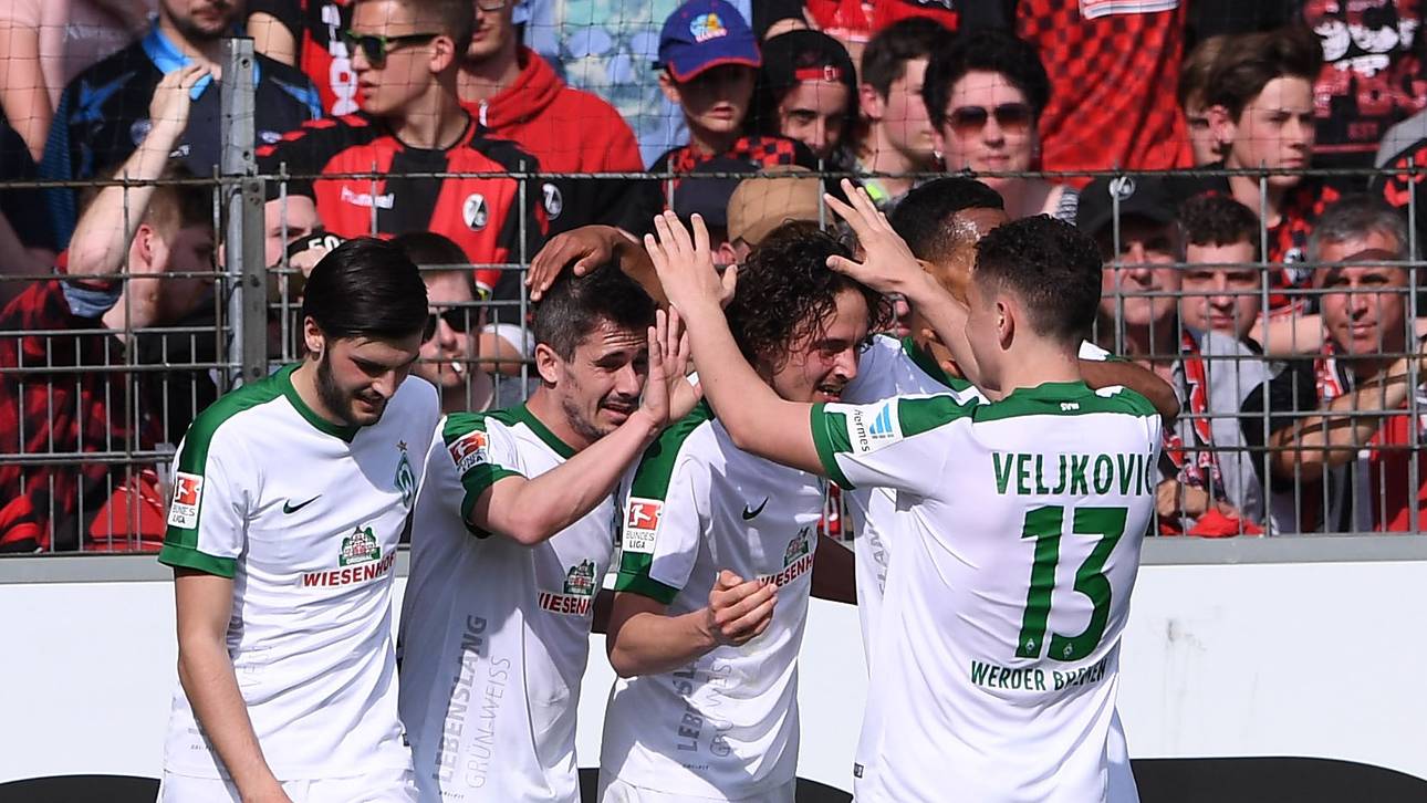 Werder gewinnt Tor-Gala in Freiburg