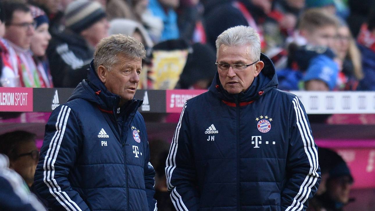 Bei seinem Comeback 2017 bestand Jupp Heynckes darauf, Peter Hermann (l.) als Co-Trainer zu bekommen
