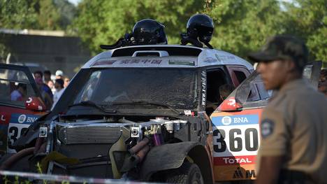 Die chinesische Minifahrerin Meiling Guo verursachte bei der Rallye Dakar einen schweren Unfall