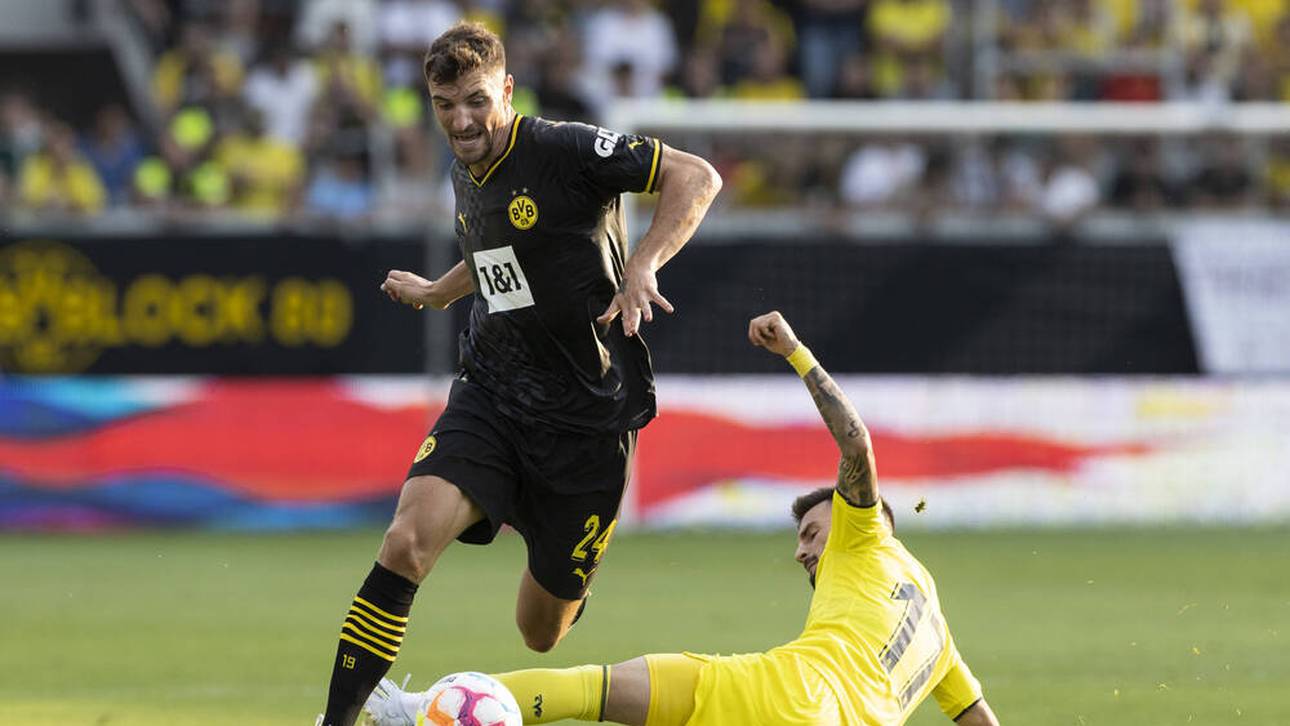 Thomas Meunier (li.) spielt seit 2020 in Dortmund