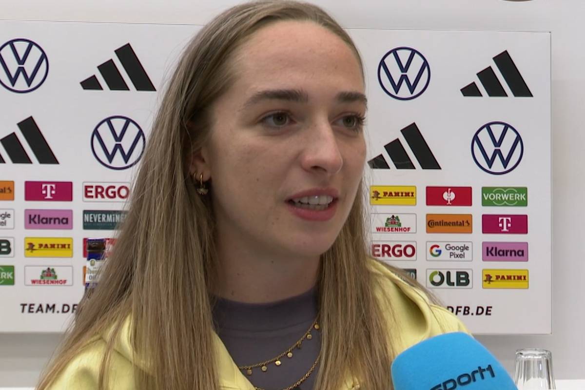 Vor dem Start der Frauen-EM in der Schweiz spricht die deutsche Nationalspielerin Sophia Kleinherne bei SPORT1 über ihr EM-Ziel und Gespräche mit Mario Götze.