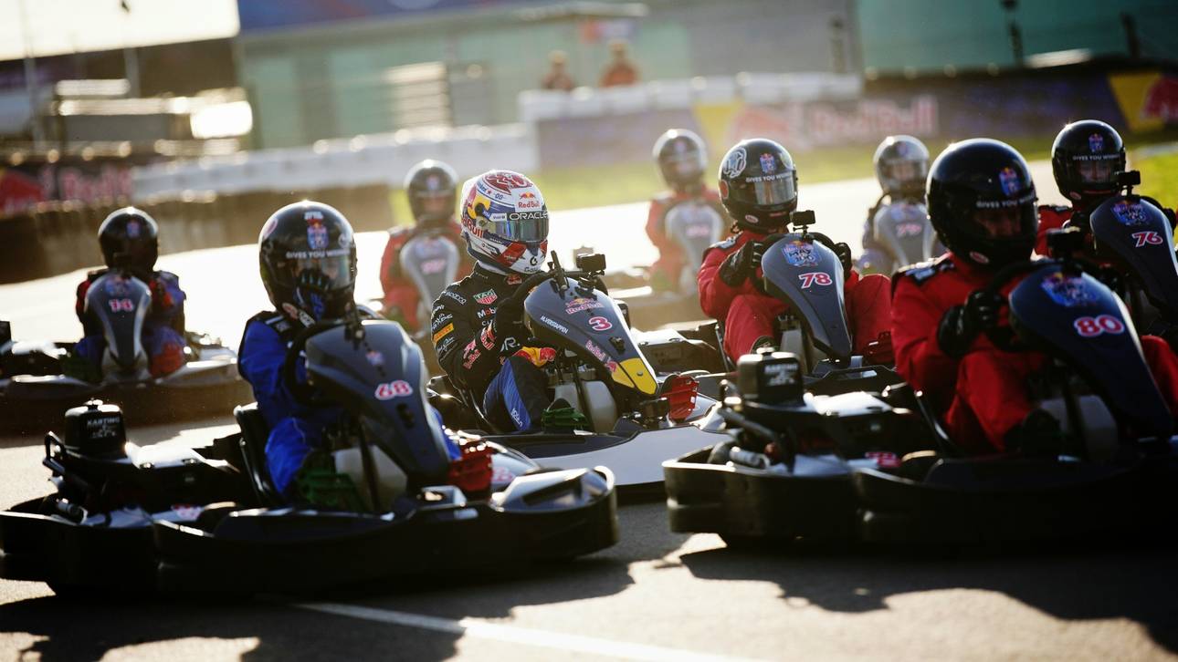 „Max gegen 100“: Verstappen kann’s auch im Kart noch