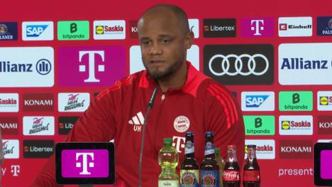 Bayern-Trainer Vincent Kompany spricht über die Situation auf der Innenverteidiger-Position und gibt einen Einblick in seinen Plan mit Leon Goretzka. 