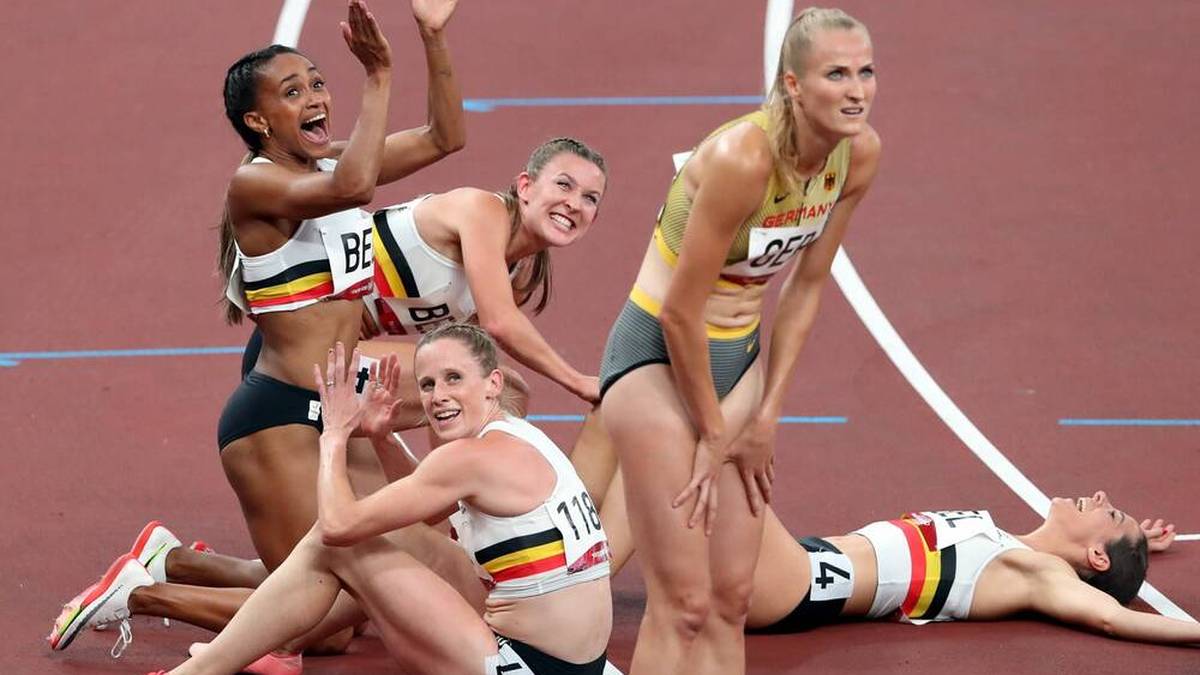 Corinna Schwab erlebte mit der Staffel der Frauen über 4x400 Meter das nächste Drama