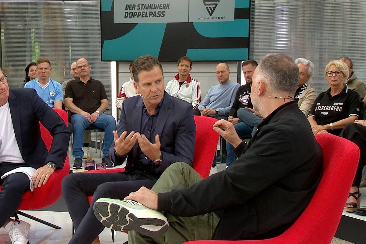 Im STAHLWERK Doppelpass diskutiert die Runde über den DFB und die Fanbindung. Doch bei einer Aussage geht Ex-DFB-Direktor Oliver Bierhoff aus dem Sattel. 