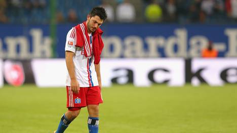 Tolgay Arslan vom Hamburger SV ist frustriert