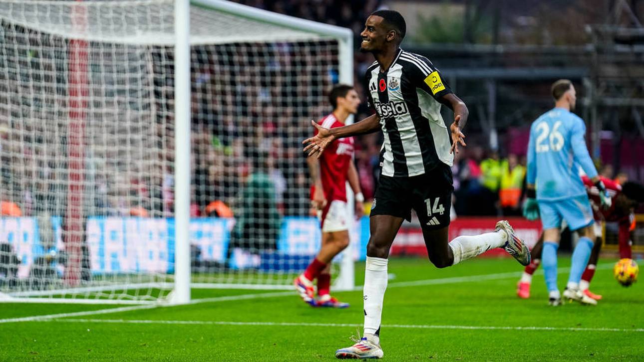 Gegen Nottingham Forest traf Alexander Isak im vierten Pflichtspiel in Folge