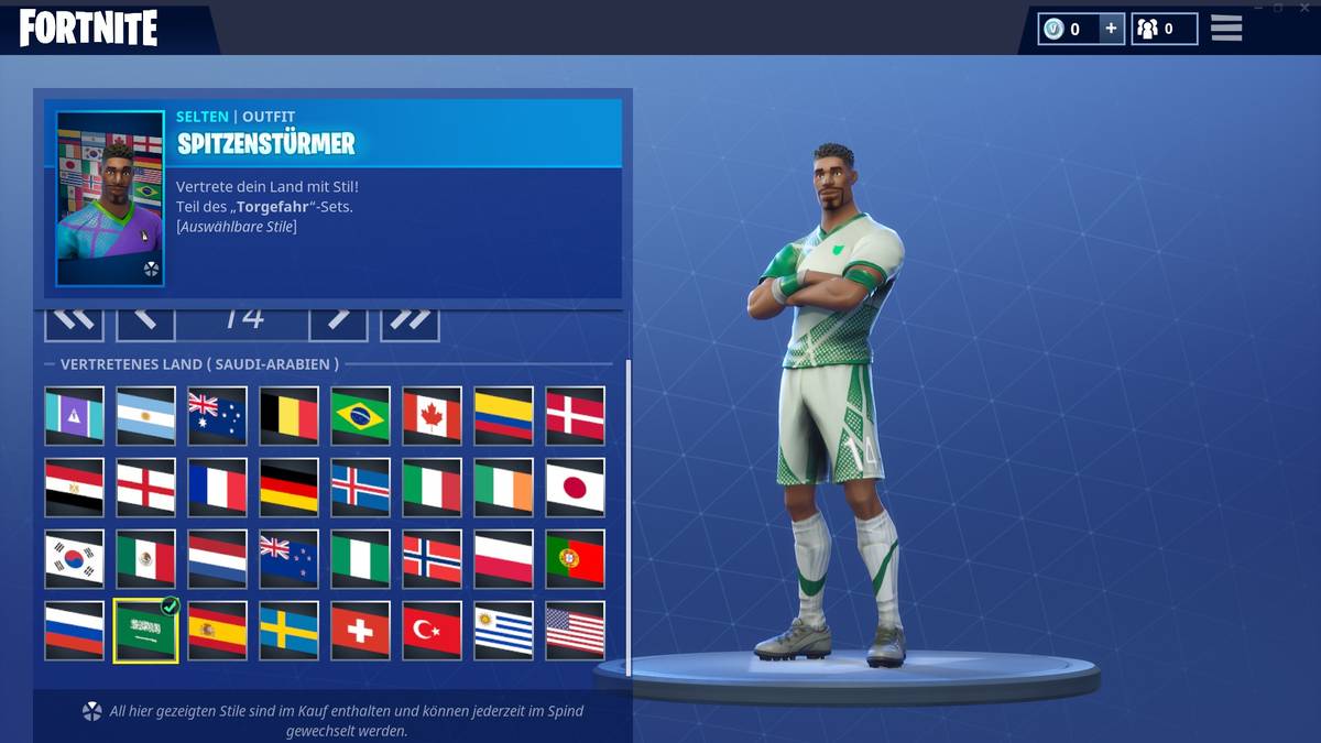 ... und Saudi-Arabien. Vielleicht konnten die Saudis trotz der 0:5-Niederlage im Eröffnungsspiel einige Fans gewinnen