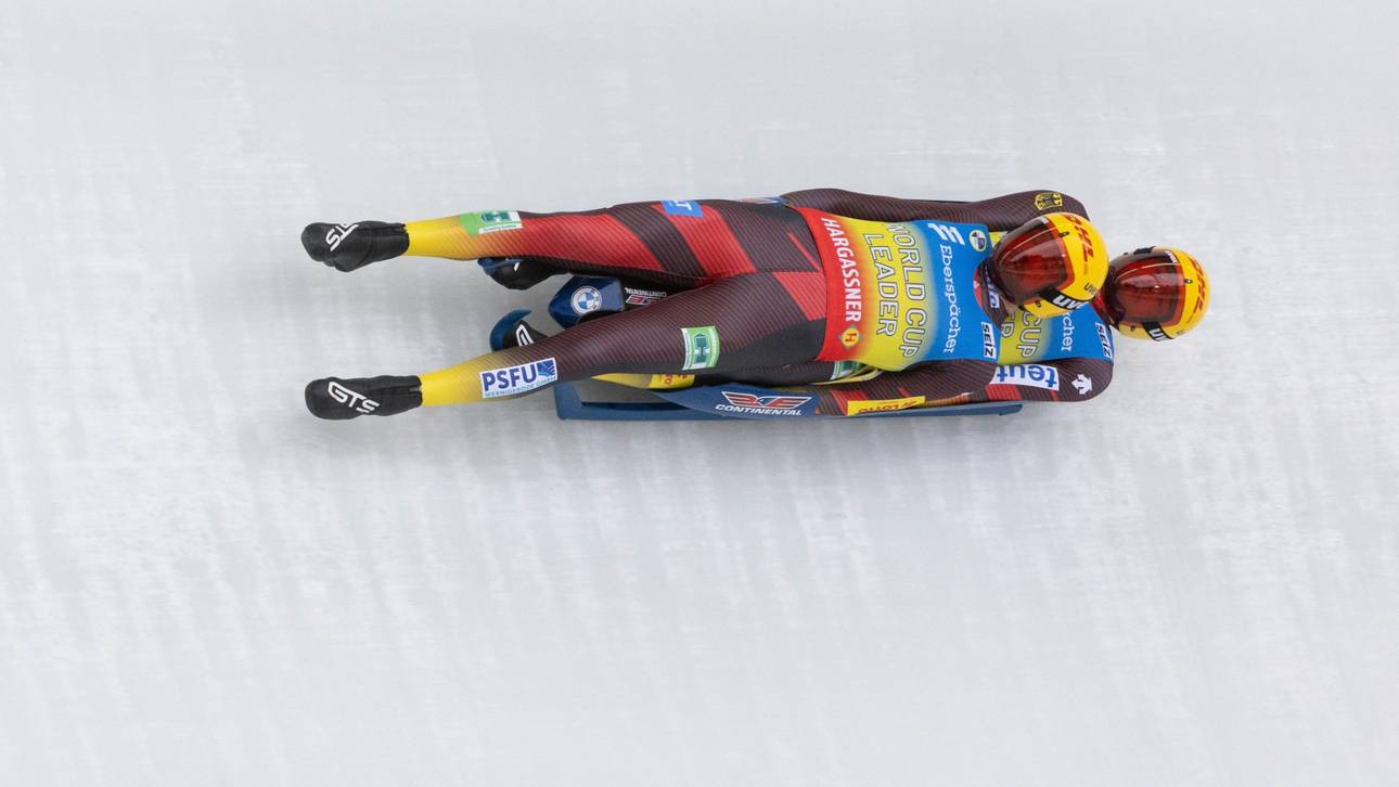 Deutsches Rodel-Duo verpasst Sieg