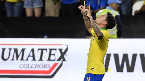 Philippe Coutinho trifft für Brasilien gegen Südkorea