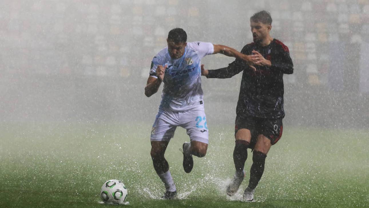 Wetter-Chaos! Abbruch im Europapokal