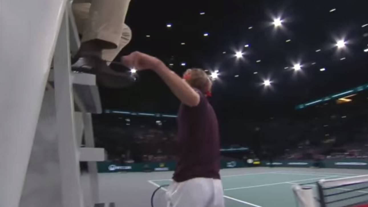 Zverev erlaubt sich Scherz bei Pleite