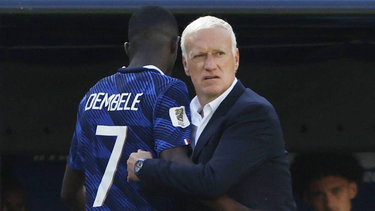 Didier Deschamps wechselte Ousmane Dembélé aus
