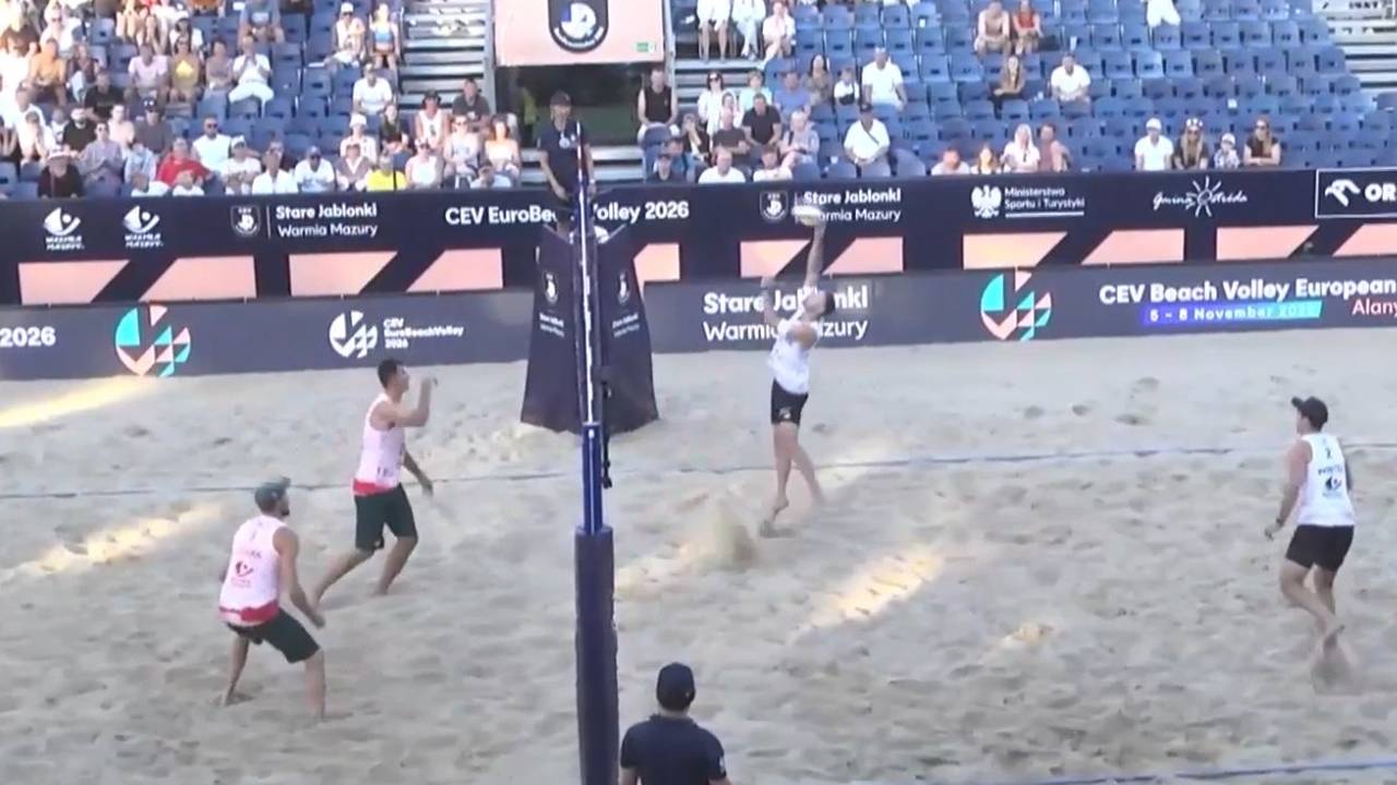 "Belohn dich!" Kommentator fiebert bei deutschem Coup mit | Beachvolleyball-EM
