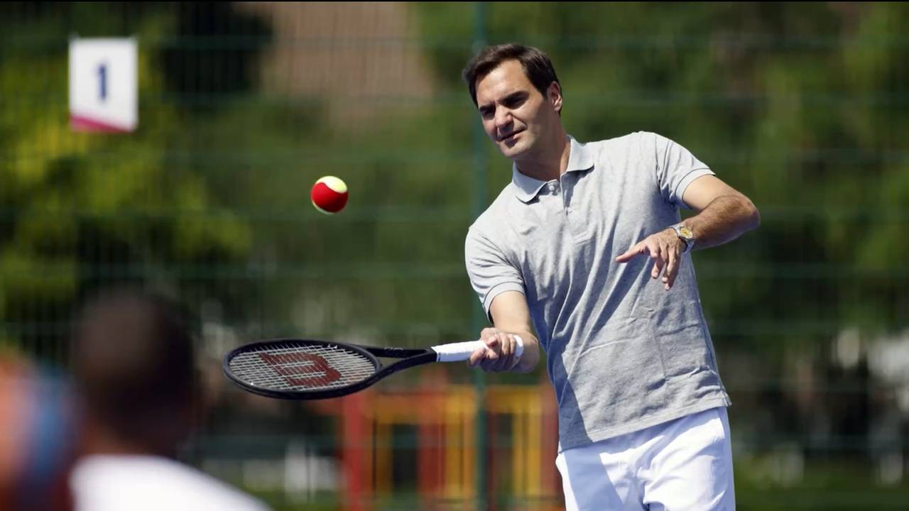 Kurios! Federer spielt mit Prinzessin