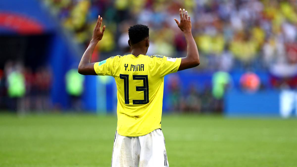 PLATZ 5: Yerry Mina (Kolumbien) - 3 Tore
