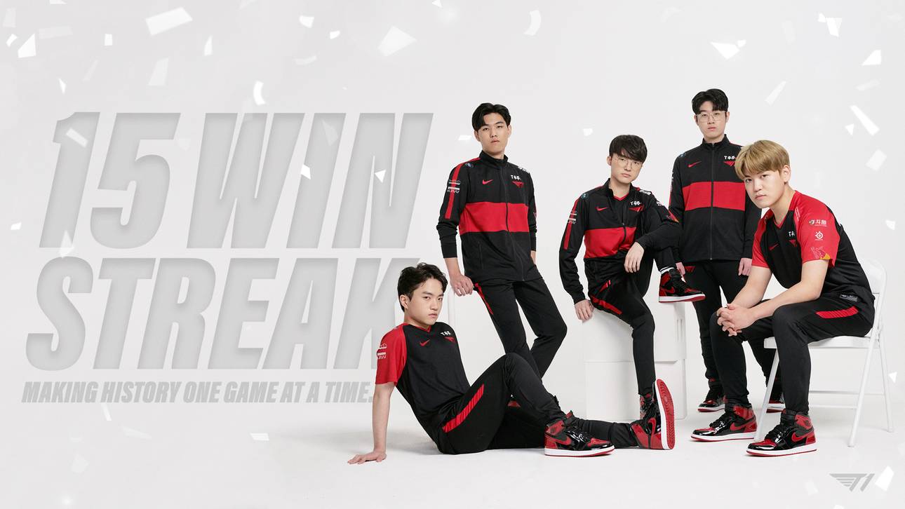 League of Legends: T1 mit historischer Siegesserie!