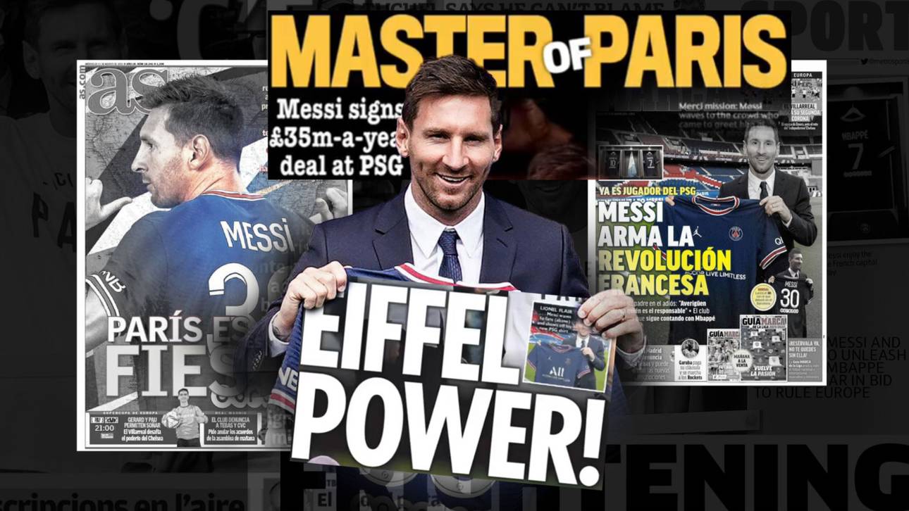 Presse feiert Messi: “Les Galactiques”