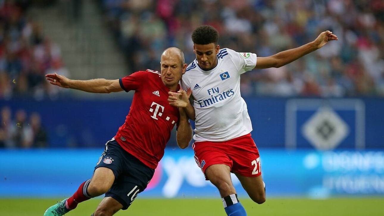 Josha Vagnoman hatte es bei seinem Debüt mit keinem Geringeren als Arjen Robben zu tun