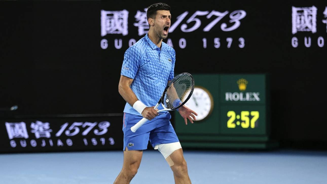 Djokovic in Melbourne in Runde drei