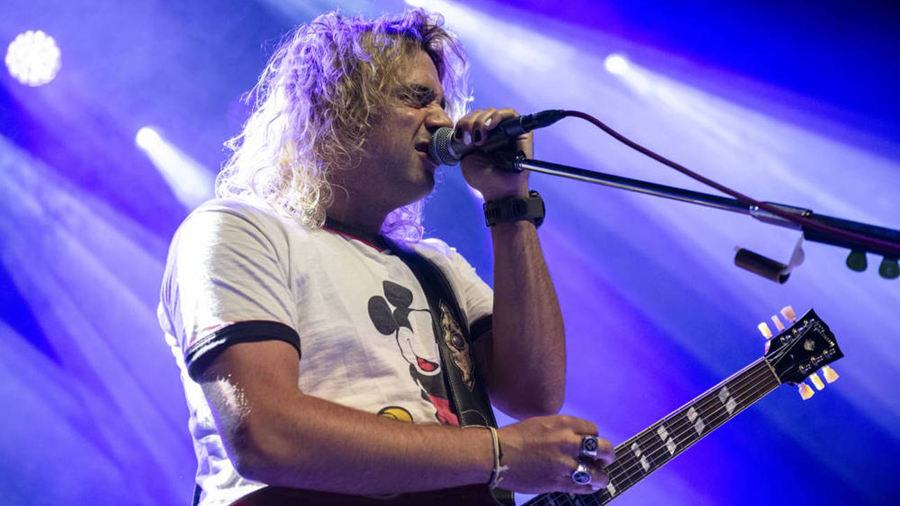 Claus Grabkes Sohn Fynn bei einem Konzert in England 2023