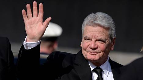 Bundespräsident Joachim Gauck wird das deutsche Team in Frankfurt/Main begrüßen 