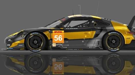 Project 1 hebt sich farblich deutlich von den anderen GTE-Am-Porsches ab