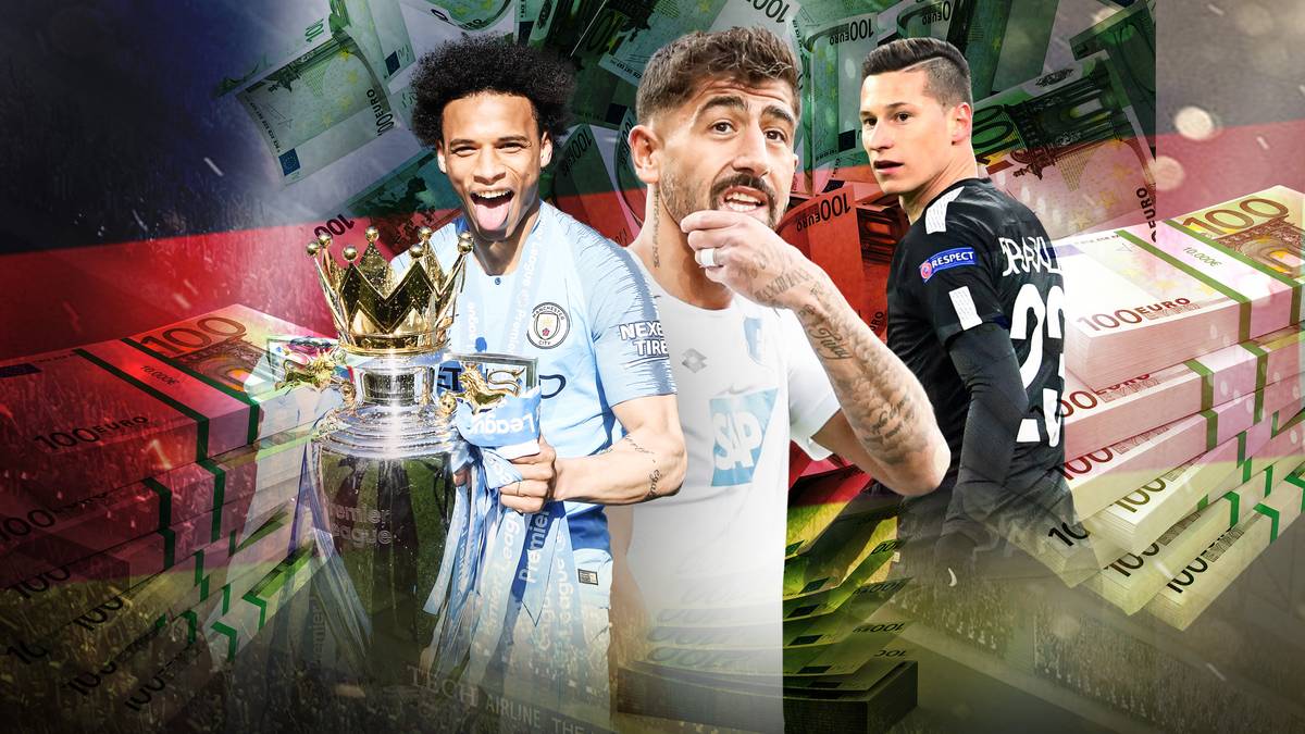 Damit wäre Sane mit weitem Abstand der teuerste deutsche Spieler aller Zeiten. Wer hält aktuell den Spitzenplatz und wer folgt auf den Rängen? SPORT1 zeigt das Ranking der teuersten deutschen Transfers