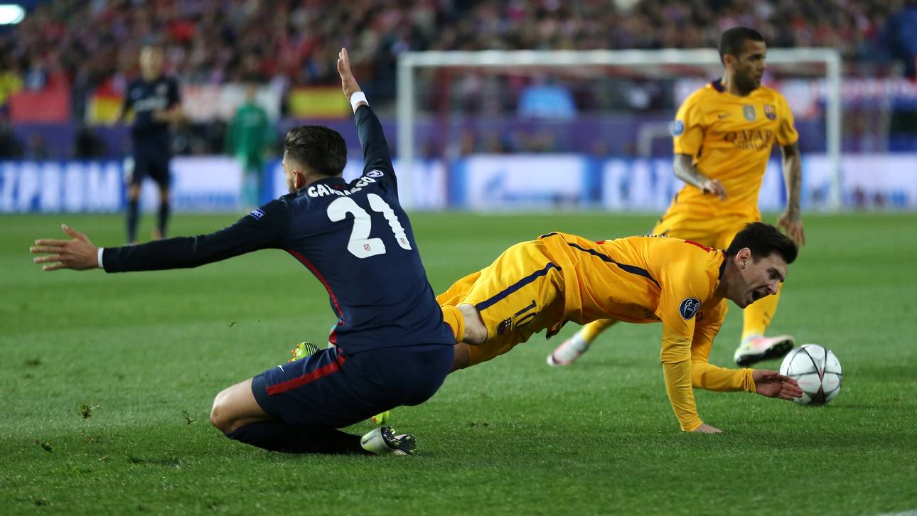 Barca zerschellt an Atleticos Bollwerk