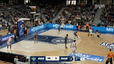 Spiel Highlights zu MLP Academics Heidelberg - Veolia Towers Hamburg