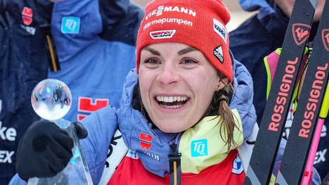 Hanna Kebinger hat sich im abgelaufenen Biathlon-Winter prächtig entwickelt